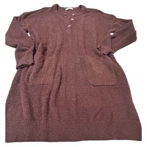 NATURAL LIFE Cozy-Up sweater dress in Maroon